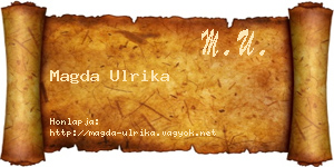 Magda Ulrika névjegykártya